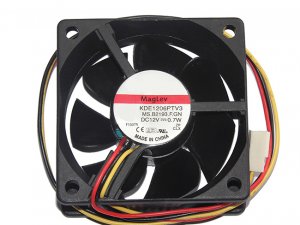 SUNON KDE1206PTV3 MS.B2193.F.GN 12V 0.7W 3 Wires 3 Pins Case Fan 6025 6CM