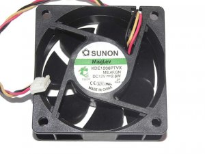 KDE1206PTVX MS.AF.GN 60MM 6025 12V 2.8W 3 Wires 6CM Case Cooling