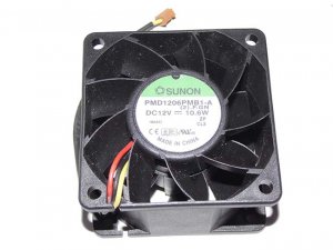 SUNON PMD1206PMB1-A (2).F.GN 12V 10.6W 3 Wires 3 Pins Case Fan 6038 6CM