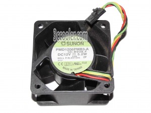 SUNON 6038 6CM PMD1206PMB3-A (2).B938.F 12V 5.2W OU1295 OU8679 4 Wires Case Fan