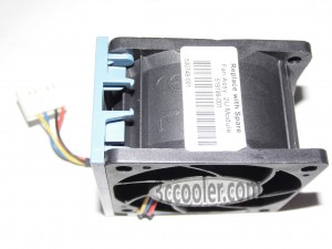 SUNON PSD1206PMBX-A (2).B3420.F.GN 12V 18W 4 Wires Server Fan 6038 6CM with blue Bracket