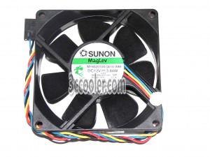 SUNON 80x20mm MF80201VX-Q010-S99 P/N:DELL 725Y7 12V 3.84W 4 Wires PWM Case Fan