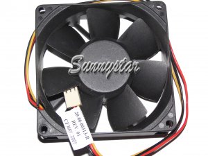 SUNON KD1208PTB1 13.(2).F.GN 12V 1.7W 3 Wires 3 Pins 8CM Case cpu cooler fan 80*25mm