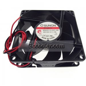 Zyvpee SUNON 8025 ME80251V3-000C-A99 12V 1.1W 2 Wires 8CM Case Fan