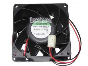 SUNON PMD4808PMB2-A 48V 6.7W 2 Wires 2 Pins Case Fan 8038 8CM