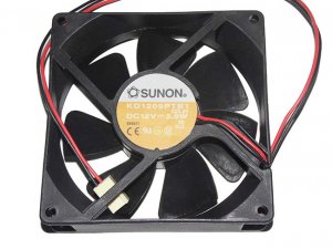 SUNON KD1209PTB1 (2).H 9025 9CM 12V 2.9W 2 Wires 2 Pins Case Fan