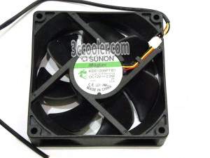 SUNON 9025 9CM KDE1209PTB1 13.MS.(2).B1558.AF.GN 12V 2.2W 3 Wires 3 Pins Case Fan