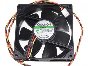 SUNON KDE1209PTV3 13.MS.B4599.AF.GN 12V 1.2W 3 Wires 3 Pins 9025 9CM Case Fan