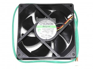 SUNON KDE1209PTV3 13.MS.U.B1417.AR.GN 12V 1.3W 3 Wires 3 Pins 9025 9CM Case Fan