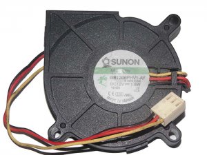 SUNON GB1206PHV1-AY B1623.F.GN 12V 1.6W 3 Wires 3 Pins Blower turbo fan for Projector cpu