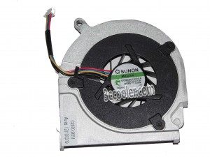 SUNON GC056015VH-A 5V 3.0W 13.V1.B2433.F.GN 4 Wires with Heatsink For Notebook CPU