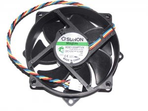 SUNON 9225 9CM KDE1209PTVX 13.MS.B2623.AF.GN 12V 4.4W 4 Wires 4 Pins CPU Fan