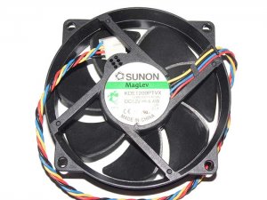 SUNON 9225 9CM KDE1209PTVX 13.MS.B4574.AF.GN 12V 4.4W 4 Wires 4 Pins CPU Fan