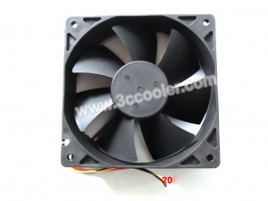 SUPERRED 12038 12CM CHA12012CB-TA-F CHA12012CB-TA 12V 0.7A 3 Wires Cooler Fan