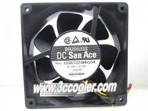 Sanyo 12CM 12038 109R1224MH1D4 24V 0.28A 4 Wires Cooler Fan