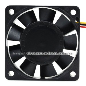 Sanyo 6CM 6015 109P0612H7D01 12V 0.09A 3 wires 3 Pins Case Fan