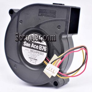 Sanyo 76mm 9BD24P6S03 24V 0.16A 4 Wires 4Pins PWM Inverter Cooling Fan