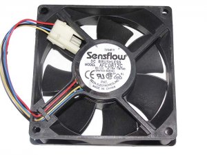 SensFlow 8025 AFC0812C BF00 12V 0.16A 4 Wires Cooling fan