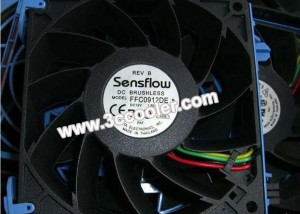 Sensflow 9238 9CM FFC0912DE 12V 1.5A 4 Wires Cooler Fan with blue bracket