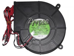 Servo 12032 12CM CBDC24B4 24V 0.37A 8W 2 Wires 2 Pins Square Case Fan