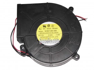 Servo 12032 120*32mm SCBD12B4-998 12V 7.5W 0.62A 2 Wires Case blower 12CM server centrifugal cooler