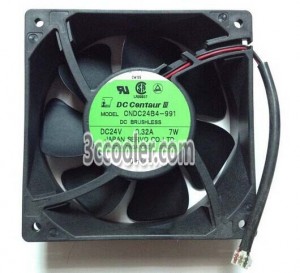 Servo 12038 12CM CNDC24B4-991 24V 0.32A 7W 2 Wires Square Fan Cooling Fan