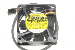SERVO 6CM 6025 TUDC12H7FP-044 DC12V 0.17A 3 Wires 3 Pins Case Fan