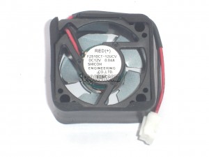 Shicoh ICFAN 25*10mm 25mm F2510CT-12UCV 12V 0.04A 2 wires 2 pins micro fan switch cooler