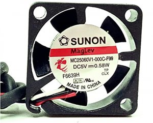 25mm 2506 MC25060V1-000C-F99 5V 0.58A 3 Wires 3 Pins 2.5CM mini Cooling fan