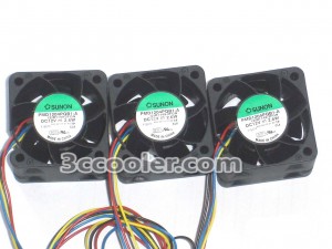 3 Pcs/ Group PMD1204PQB1-A B1149-2FGN 40x28mm 12V 2.6W 4 Wires Server Cooler Case Fan