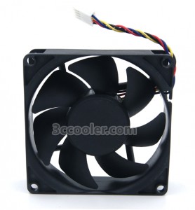 Sunon 8CM 8025 PF80251V2-Q010-S99 12V 3.4W 4 Wires 4 Pins Cooling fan