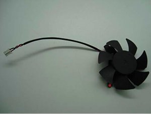 T125010BL 12V 0.13A 2Wire Video Fan 39x39x39mm Hole Size