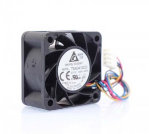 Delta 4CM TAA0412CD 12V 0.60A 4 Wires high air volume cooling fan 40x20mm
