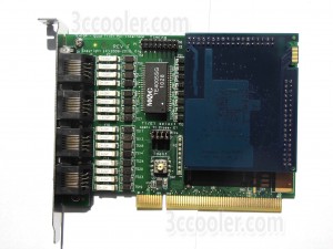 Wildcard TE210P/TE210 2 T1/E1 Port DC 3.3V PCI interface Asterisk Card with VPMOCT128 EC Module
