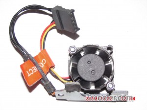 T&T 2510L03B NF1 3.3V 0.18A 3 Wires Cooling fan with metal bracket and light