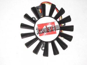 VGA Cooling T&T 7010HH12C -NFC 12V 0.39A 3 WIres 15 Blades Video FAN