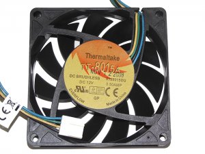 TT EVERFLOW 8015 8CM R128015DU 12V 0.50A 4 Wires 4 Pins PWM Case Fan