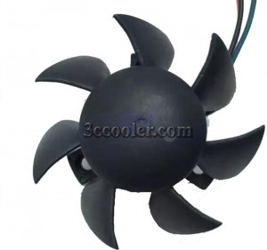 TT A5025S12C 12V 0.26A 3 Wire Video Fan graphics card cooler