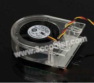 T&T B6015L12F NF1 12V 0.08A 3 Wires DC Blower Cooler Fan
