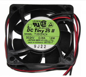Servo 60*25mm TUDC24Z4 24V 0.08A 1.8W 2 wires 6cm inverter fan