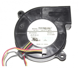TOTO 7025 7CM TYF350LJ04 M25BLF-1 R-14 A009 12V 0.35A 4.2W 3 Wire 3 Pins Blower Cooling Fan
