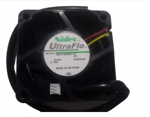 NIDEC 60*25mm U60T12MUB7-53 J75 U60T12MUB7-53J75 12V 0.16A  3 wires 3 pins 60mm case fan