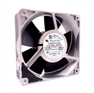 Royal Fan 12CM UT125C 200V 15/14W All Metal High-temperature Resistant Cooling Fan 120x38mm