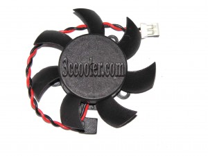 VETTE A5010L12S 12V 0.08A 2 wires 2 pins frameless black vga fan HD4350 4550 graphics card cooler