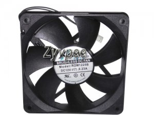 XFAN 12CM 12025 RDM1225B 12V 0.23A 2 Wires Cooler Fan