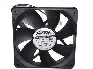 XFAN 12CM 12025 RDM1225B 12V 0.23A 2 Wires Cooler Fan