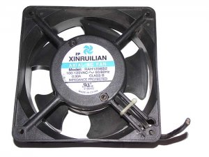 XINRUILIAN 120*38mm 12CM RAH1238S2 100-125V 50/60Hz Class B 0.3A 2 wires AC fan cabinet ups inverter cooler