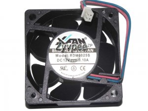 XFan 60*25mm RDM6025S 12V 0.1A 2 Wires Case Cooling Fan