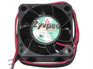 Zyvpee Y.S.TECH 4028 FD244028EB-P 24V 0.46A 2 wires 4cm case fan for Inverter converter