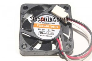 Y.S.TECH 40MM FD054010HB 5V 0.19A 3 Wires 3 Pins 4CM Cooling Fan 40x40x10mm